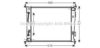 AVA QUALITY COOLING KA2185 Radiator, engine cooling